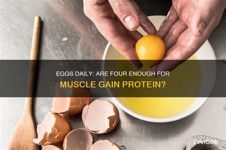 Is 4 eggs a day enough protein?