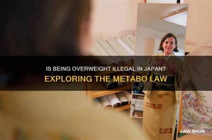 Is being overweight illegal in Japan?