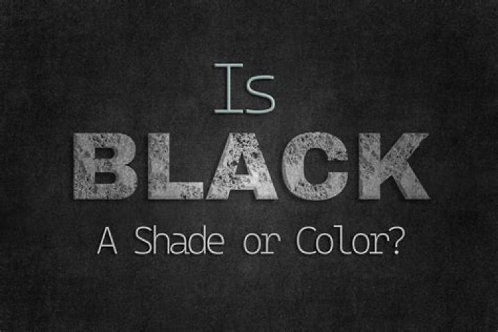 Is black a shade or color?
