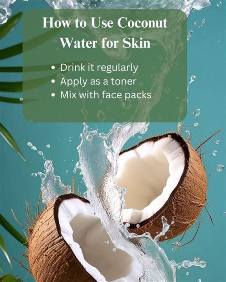Is coconut water good for skin?
