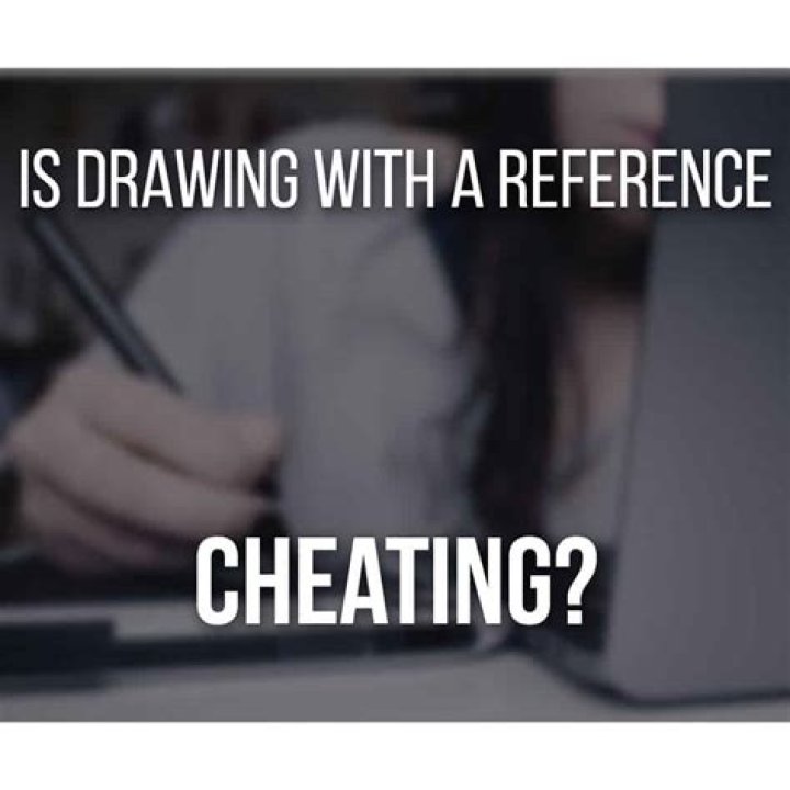Is drawing over a photo cheating?