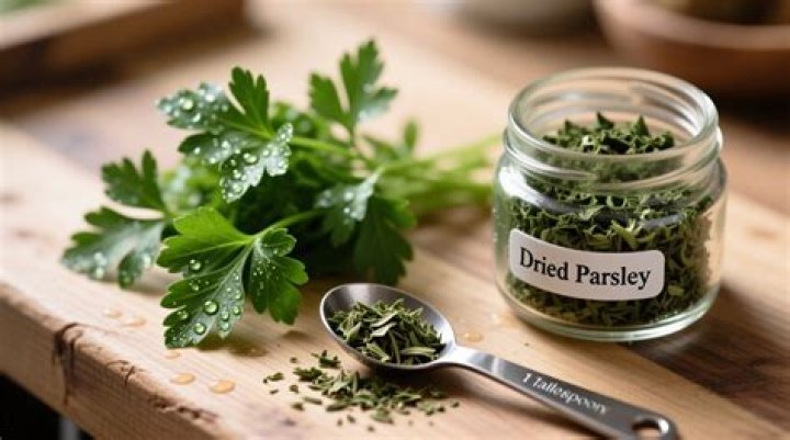 Is dried parsley OK?