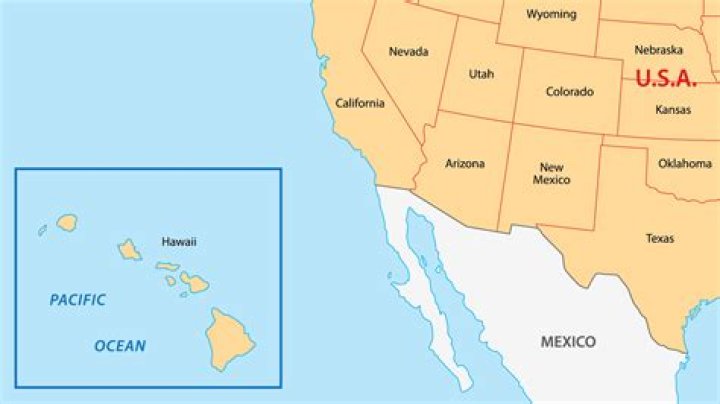 Is Hawaii closer to Mexico or California?