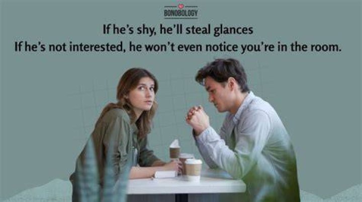 Is he shy or not interested texting?