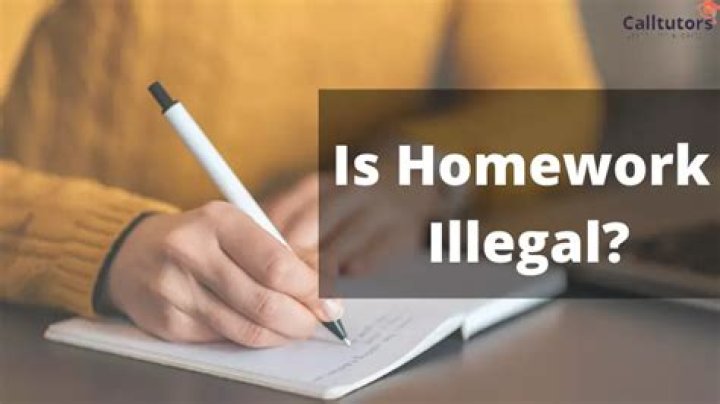 Is homework illegal in the United States?