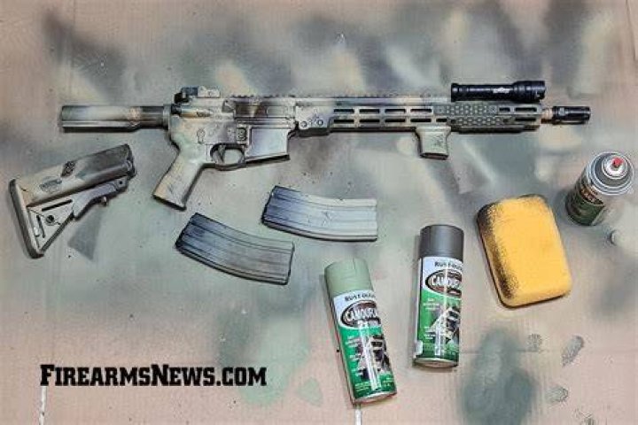 Is it OK to spray paint a gun?
