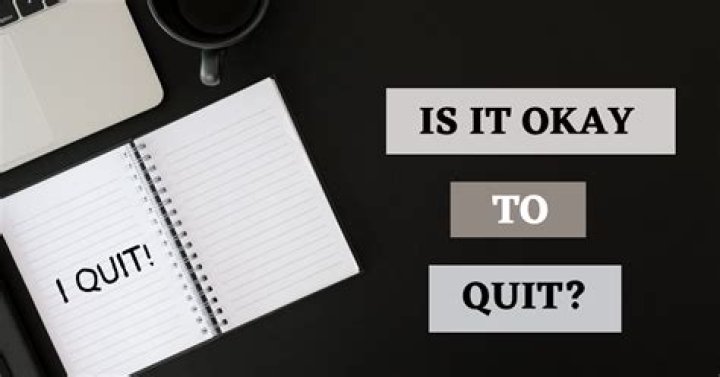 Is it okay to quit a job after a week?