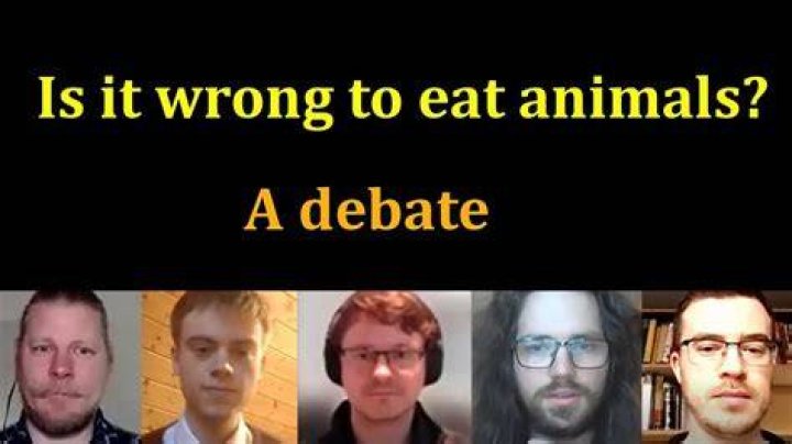 Is it wrong to eat animals?