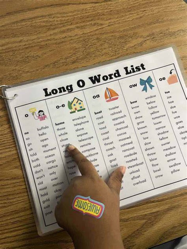 Is now a short o word?