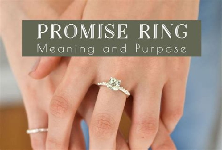 Is one year too early for a promise ring?