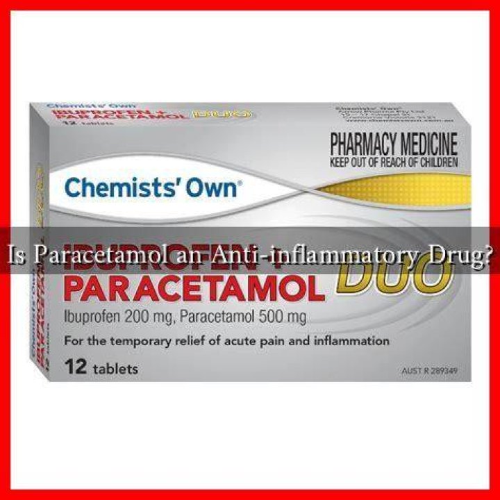 Is paracetamol an anti inflammatory?