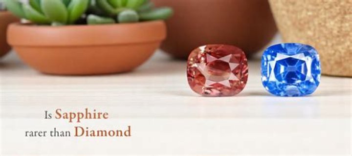 Is sapphire rarer than diamond?