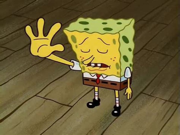 Is SpongeBob left or right handed?