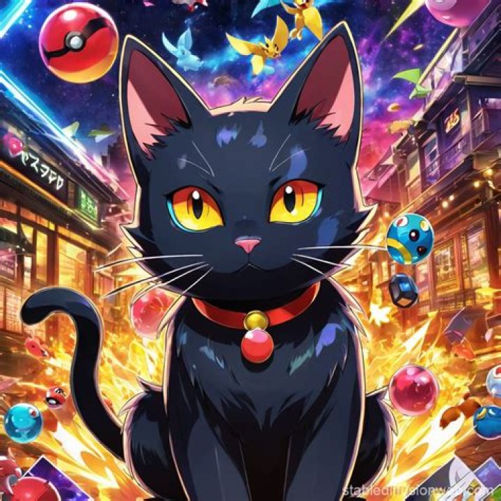 Is there a black cat Pokémon?