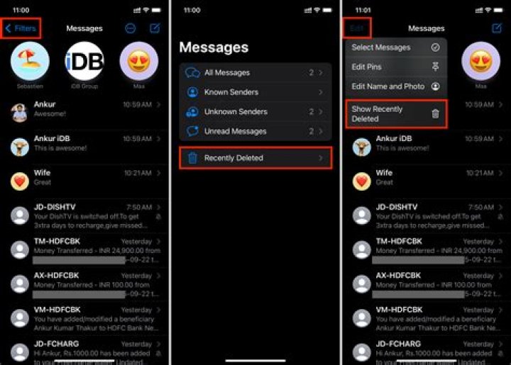Is there a way to see my husbands text messages?