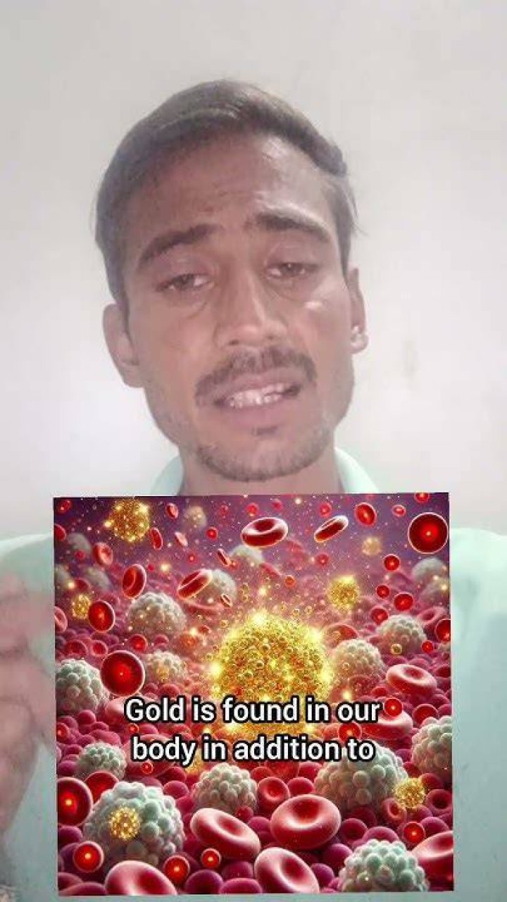 Is there gold in our blood?