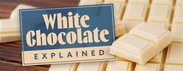 Is white chocolate unhealthy?