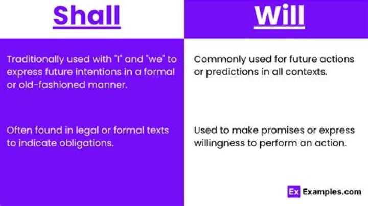 Shall vs Will legal?