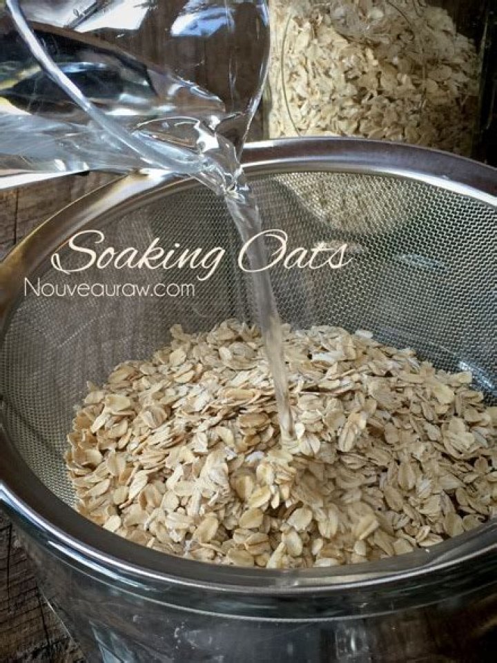 Should I rinse oats after soaking?