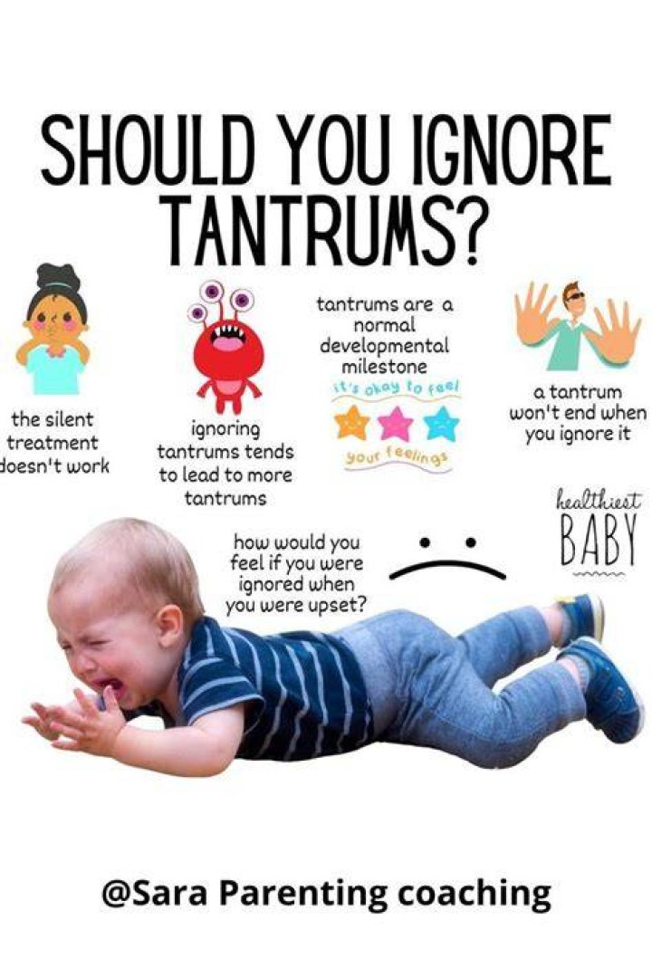 Should you ignore toddler tantrums?