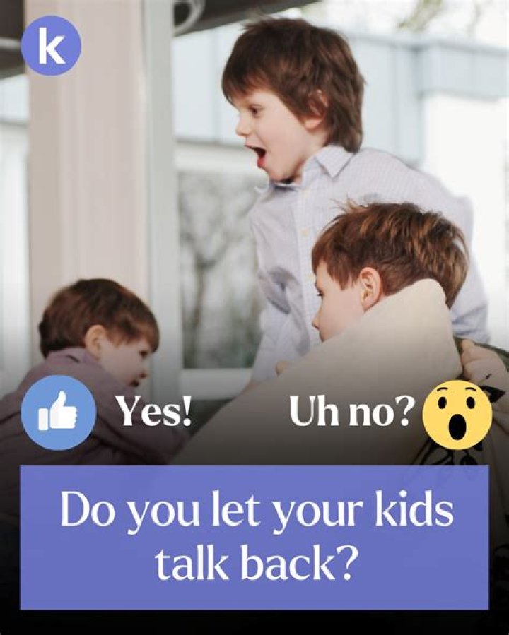 Should you let kids talk back?