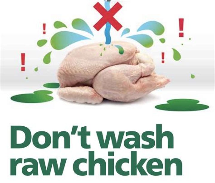 Should you never wash chicken?