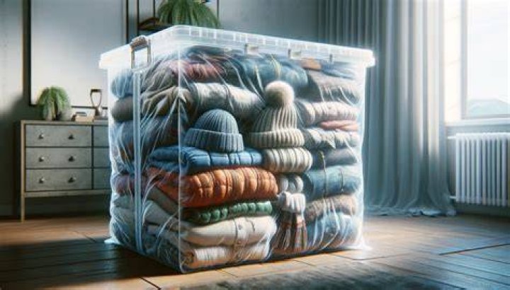Should you store clothes in plastic boxes?