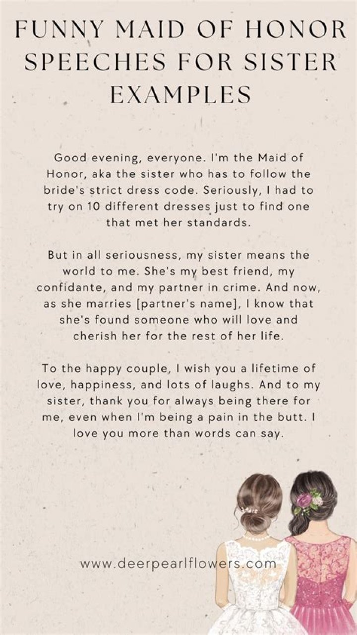 Should your sister be your maid of honor?