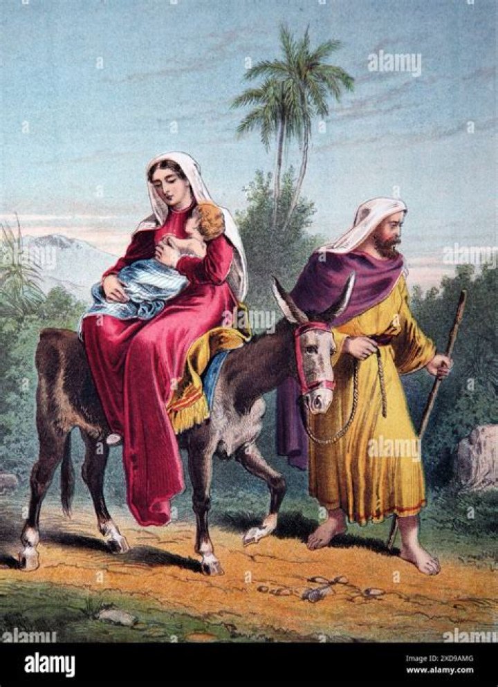 What animal did Mary and Joseph ride to Bethlehem?