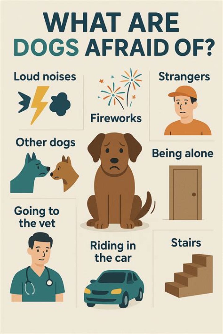 What are dogs afraid of?