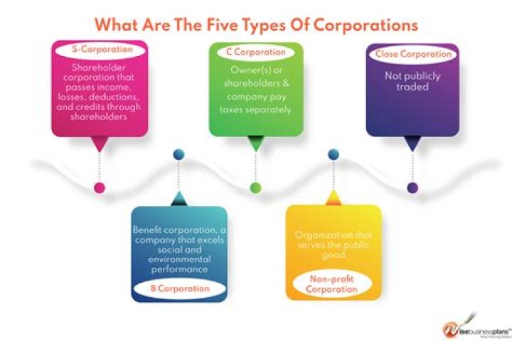 What are examples of a corporation?