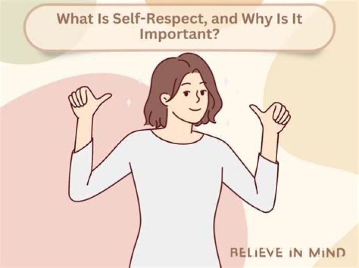 What are signs of self-respect?