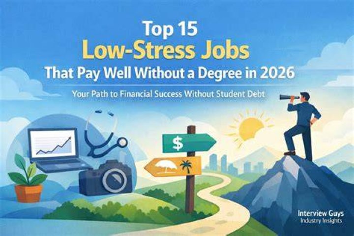 What are stress free careers that pay well?