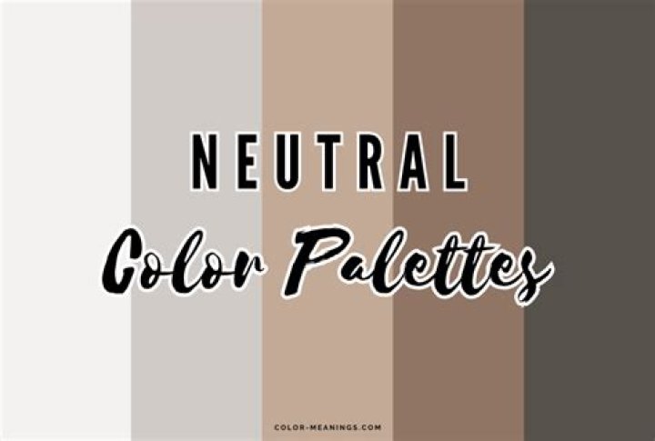 What are the 4 neutral colors?