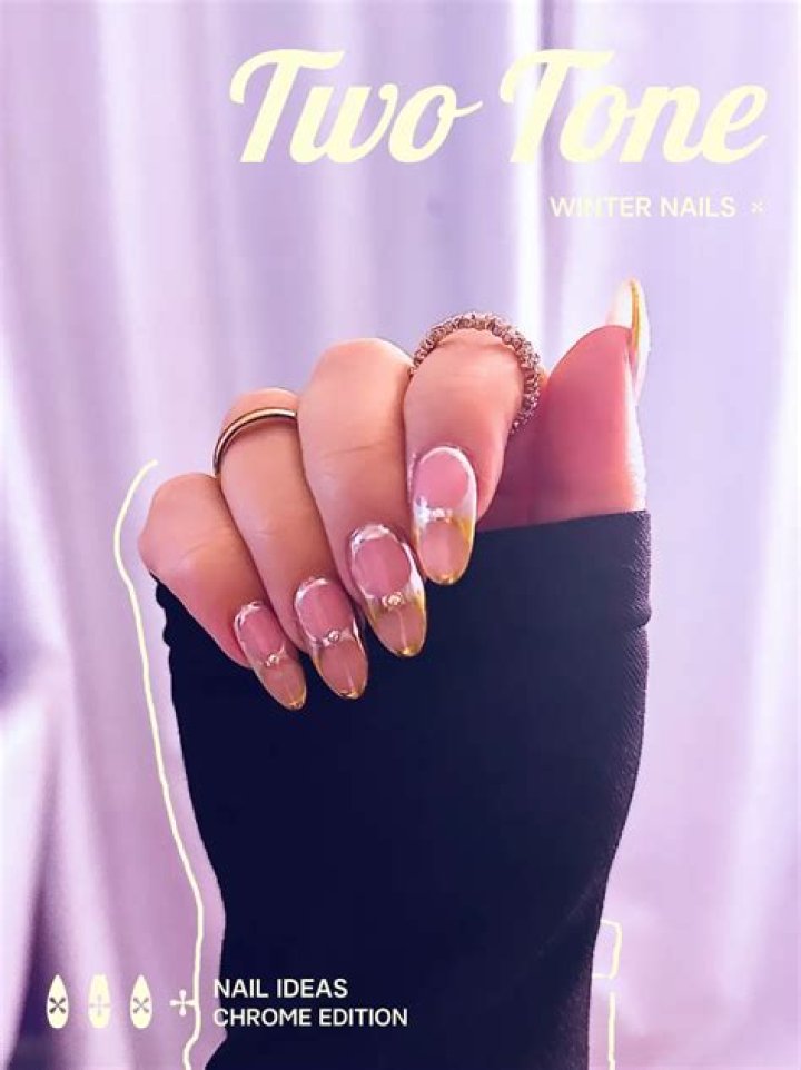 What are two tone nails?