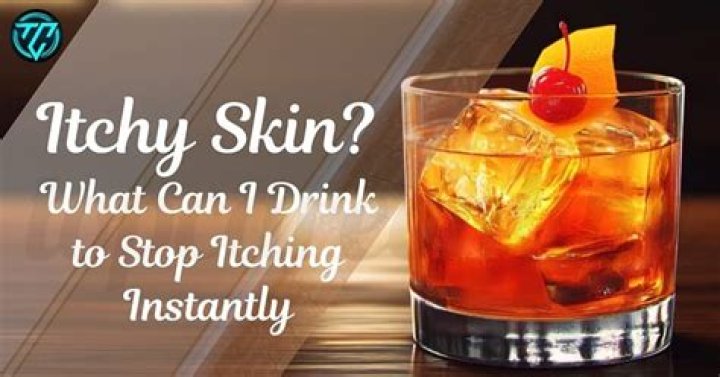 What can I drink to stop itching?