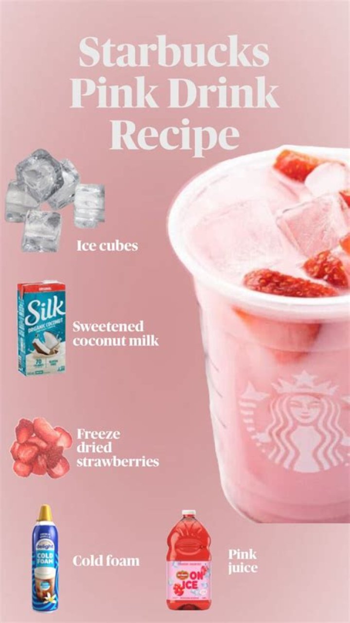 What can I get at Starbucks if I like pink drink?