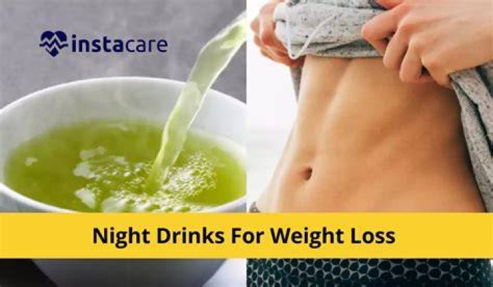 What can I put in my water to help me lose weight at night?