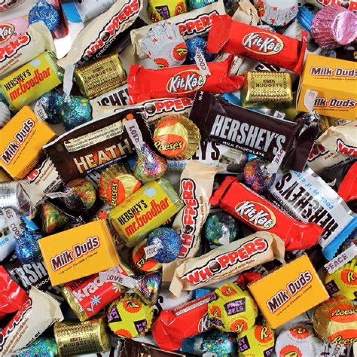 What candy is made with bugs?