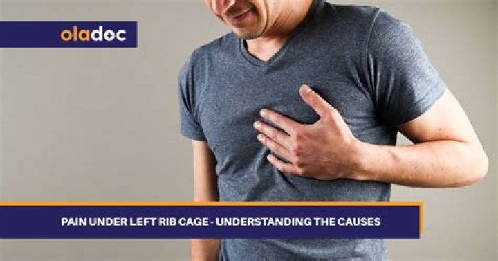 What causes pain in rib cage under breast?