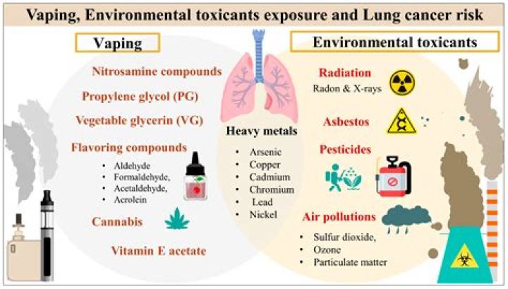 What chemicals does vaping expose you to?