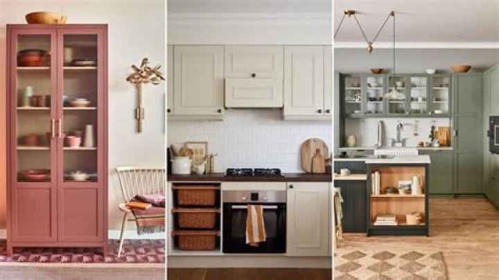 What color cabinets make a kitchen feel bigger?