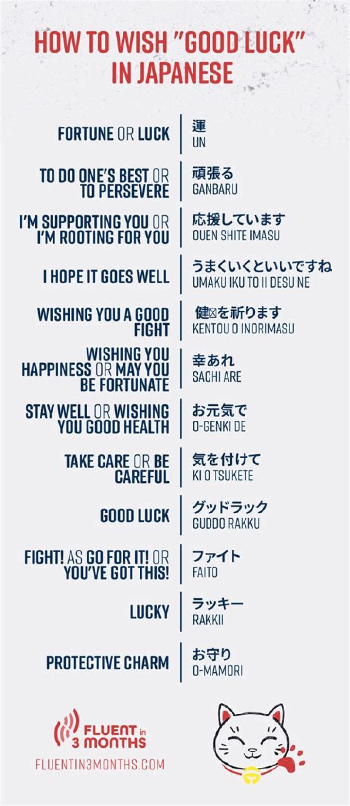 What color is good luck in Japan?