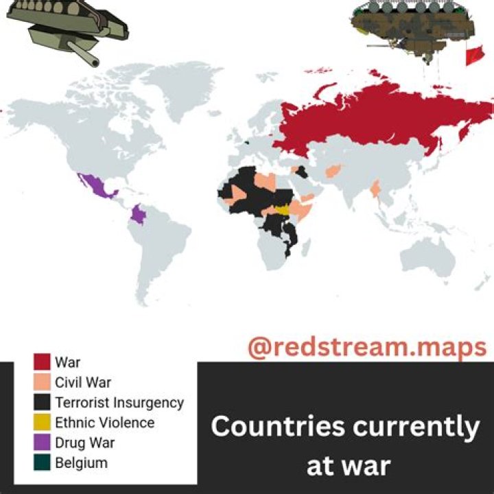 What countries are at war right now 2022?