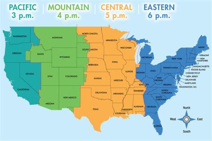 What country is 23 hours ahead of USA?