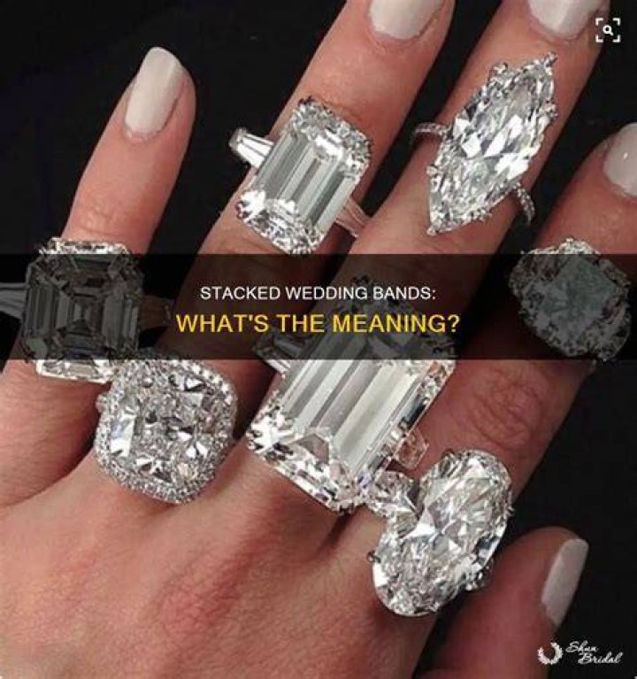 What do multiple wedding bands mean?