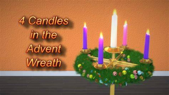 What do the 4 candles of Advent represent in order?