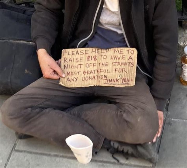 What do you do when homeless people ask for money?