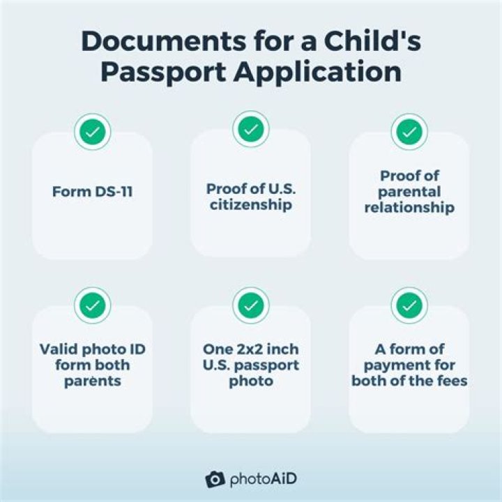 What documents are required for a child to fly?