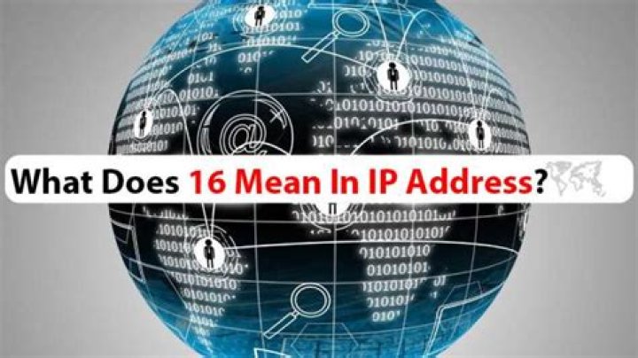 What does 16 mean?